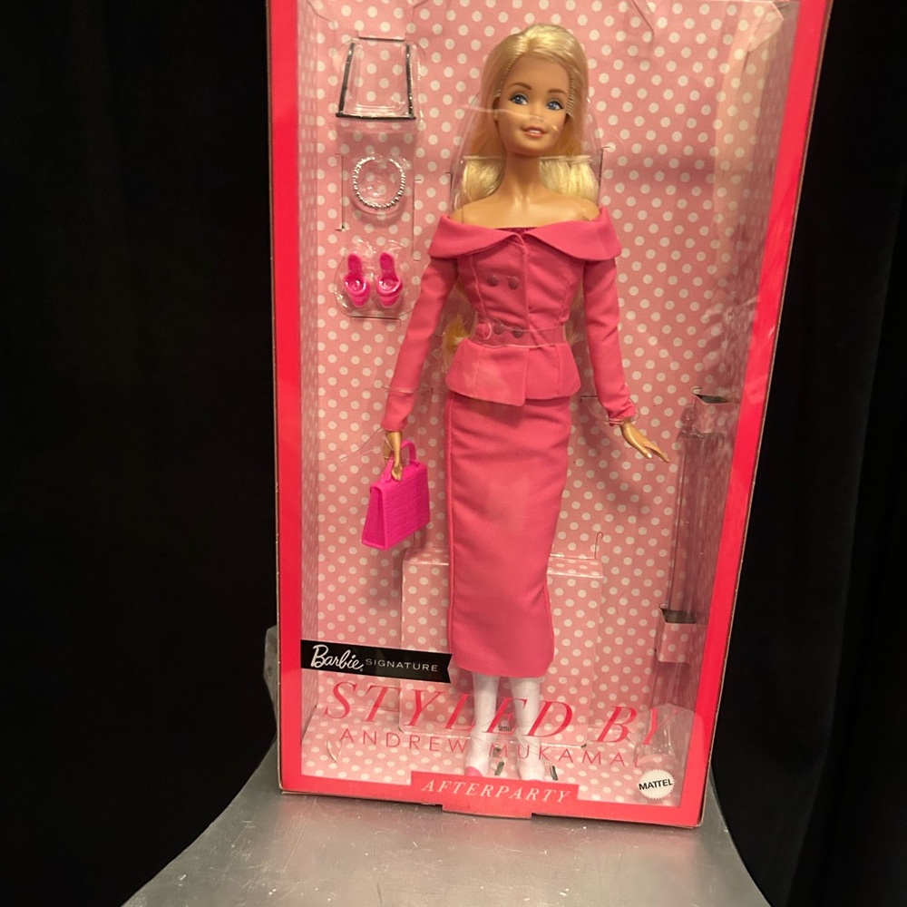 Barbie Styled by Andrew Mukamal in Pink and Black
